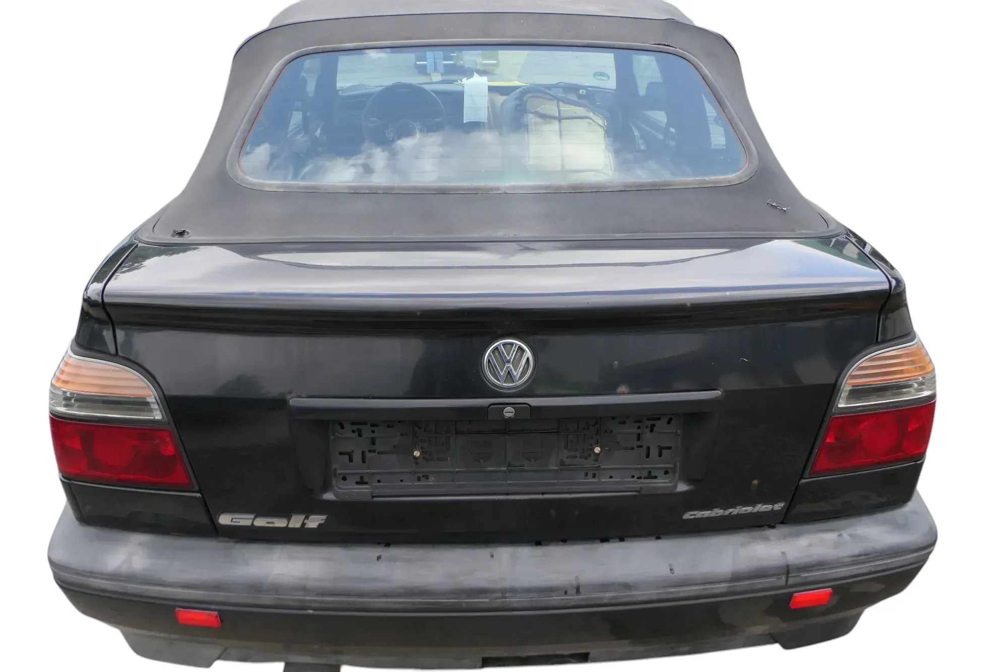 VW Golf 4 1E Cabrio Heckklappe Kofferraumklappe hinten Klappe schwarz LC9Z - Bild 1