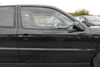 VW Polo 6N 6N2 Tür vorne rechts Beifahrertür 2/3-Türer schwarz LC9Z blackmagic - Bild 1