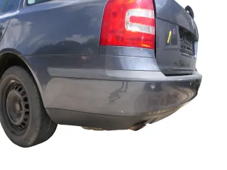 Skoda Octavia 1Z Combi Stoßstange hinten Heckstoßstange grau LF8J PDC - Bild 12
