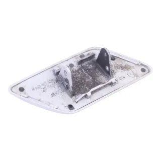 VW Passat 3B Stoßstange vorne Kappe Abdeckung silber LB7Z SWR links - Bild 3