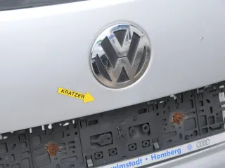 VW Touran 1T Heckklappe Kofferraumklappe hinten silber LA7W mit Scheibe - Bild 6