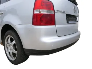 VW Touran 1T Stoßstange hinten Heckstoßstange Stoßfänger silber LA7W - Bild 10