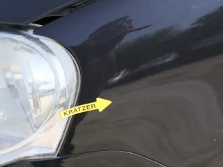 VW Polo 9N3 Kotflügel vorne links schwarz LC9Z - Bild 5