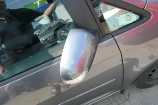 VW Touran 1T elektrischer Spiegel Außenspiegel beheizt rechts grau LD7X - Bild 1