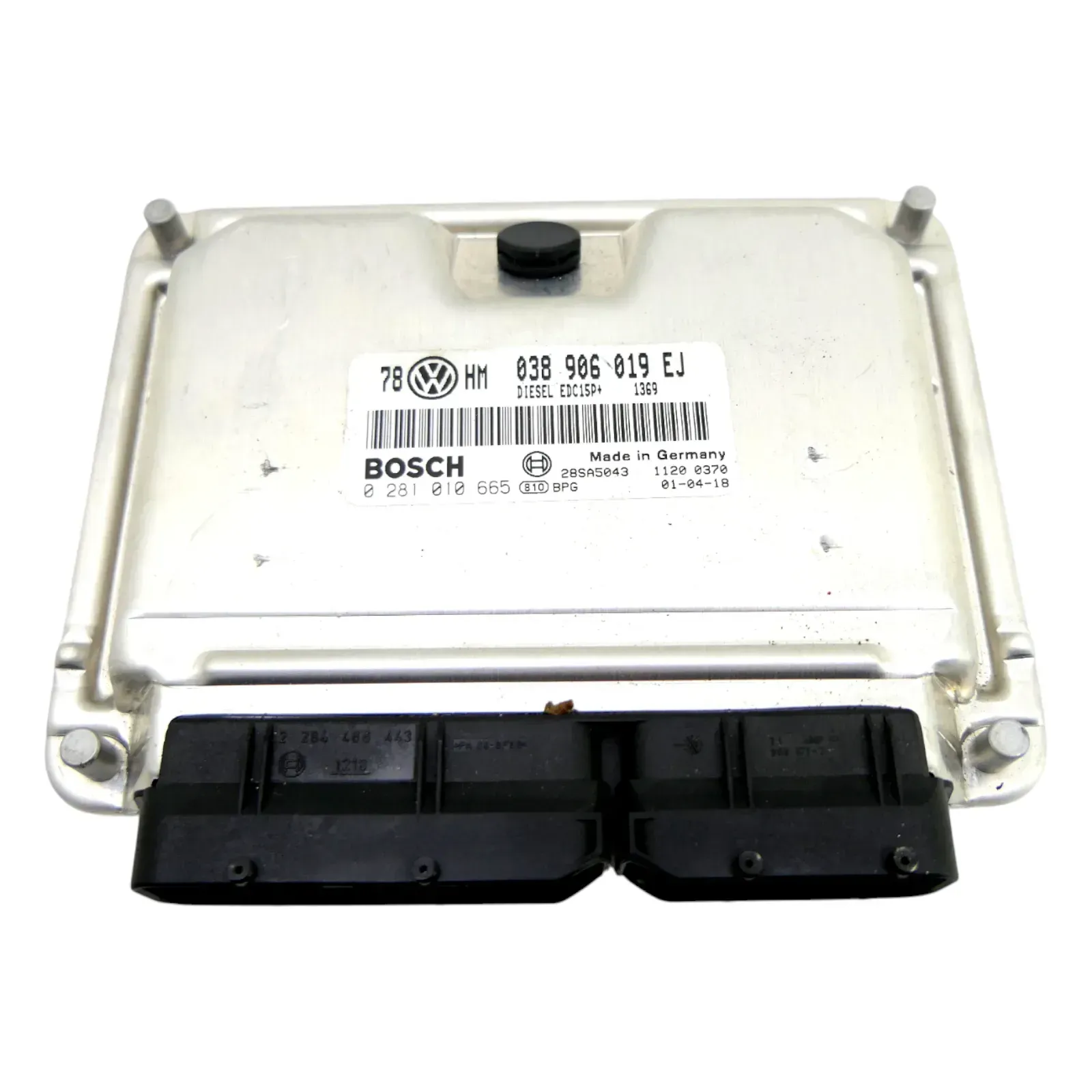 VW Passat 3BG Steuergerät Motor Motorsteuergerät 1,9 TDI 74kw AVB 038906019EJ - Bild 1