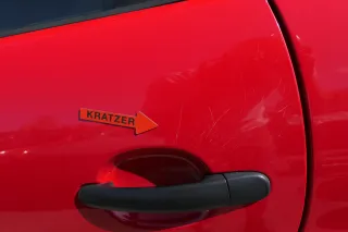 Seat Ibiza 6L Tür 4/5-Türer hinten links rot LS3H - ohne Anbauteile - Bild 4