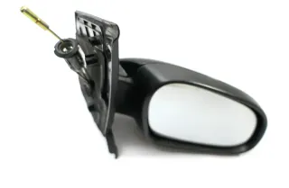 VW Fox 5Z manueller Spiegel Außenspiegel + Glas rechts schwarz LC9Z mechanisch - Bild 2