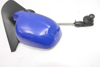 VW Golf 4 Bora manueller Spiegel vorne rechts Außenspiegel + Glas Blau LA5C - Bild 2