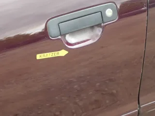 A4 B5 Tür nur Türblatt vorne links Fahrertür blau lila LY3K Kombi od Limo - Bild 16