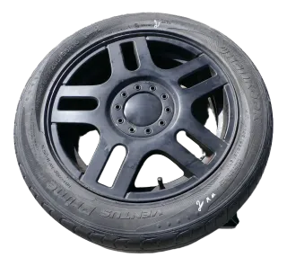 4x Golf 4 Alufelge Felge 205/55 R16 91V 1J0601025AC Ronal 2-4mm schwarz - Bild 5