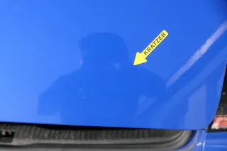 Golf 4 Limousine Heckklappe Kofferraumklappe Klappe hinten blau LW5Z -ohneAnb - Bild 7