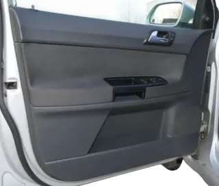 1x VW Polo 9N 9N3 Türverkleidung Verkleidung Tür vorne links  4/5-Türer dunkel - Bild 1