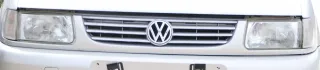 VW Polo 6N Kühlergrill Grillleiste vorne + Leiste Grill silber LB7Z - Bild 1