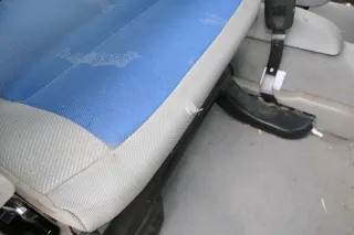 Seat Arosa VW Lupo Sitz vorn links Fahrersitz Höhenverstellung blau College - Bild 2
