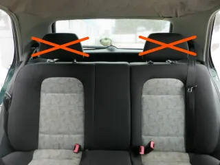 Fabia 6Y Combi Rückbank Rücksitzbank Sitz Rücksitz hinten schwarz silbergrau - Bild 1