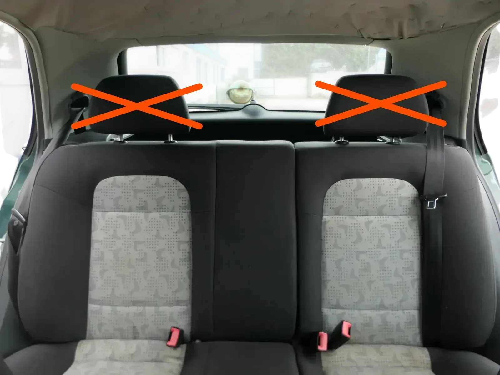 Fabia 6Y Combi Rückbank Rücksitzbank Sitz Rücksitz hinten schwarz silbergrau - Bild 1