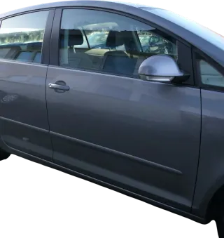 VW Golf Plus 5M Tür vorne rechts Beifahrertür grau LA7T Türblatt + Rahmen - Bild 2