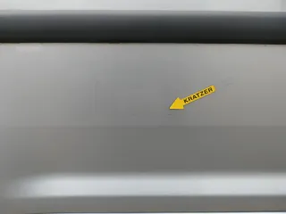 VW Caddy 3 2k Tür hinten rechts silber LA7W Schiebetür mit Scheibe - Bild 7