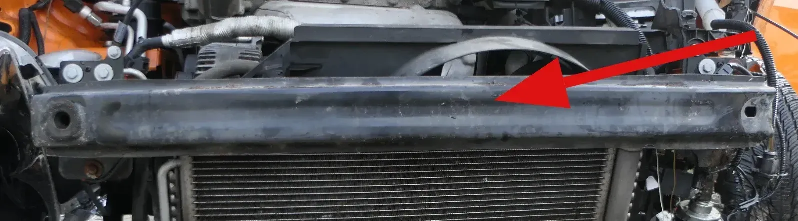 Seat Ibiza 6J Querträger hinten Aufpralldämpfer Pralldämpfer hinter Stoßstange - Bild 1