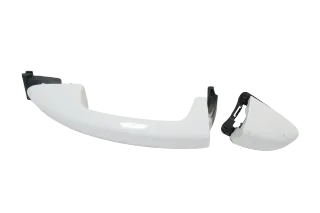 1x VW Passat 3C Türgriff Tür Griff vorne / links  außen weiß LB9A - Bild 2