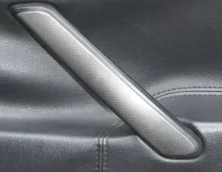 3x Passat 3B 3BG Türgriff Tür Griff Abdeckung Dekor netzoptik braun Verkleidung - Bild 3
