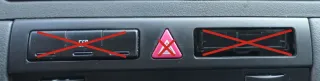 Audi A6 4B Mittelkonsole Verkleidung Abdeckung Blende Navi Doppel 2Din Doppeldin - Bild 1