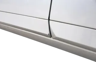 A4 B7 8E NUR Zierleiste Leiste Abdeckung Tür vorne links unten silber LY7W - Bild 2