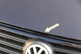 VW Polo 9N3 Cross Motorhaube KLappe vorne schwarz LC9Z Haube - Bild 8