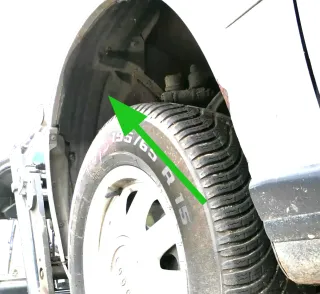 Audi A4 B5 Radhausschale Verkleidung Kotflügel vorne links 8D0821171F Kotflügel - Bild 2