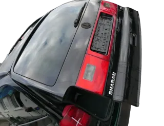 VW Sharan 7M 7M3 Heckklappe Scheibe Klappe hinten ab Bj.2000 schwarz L041 - Bild 4