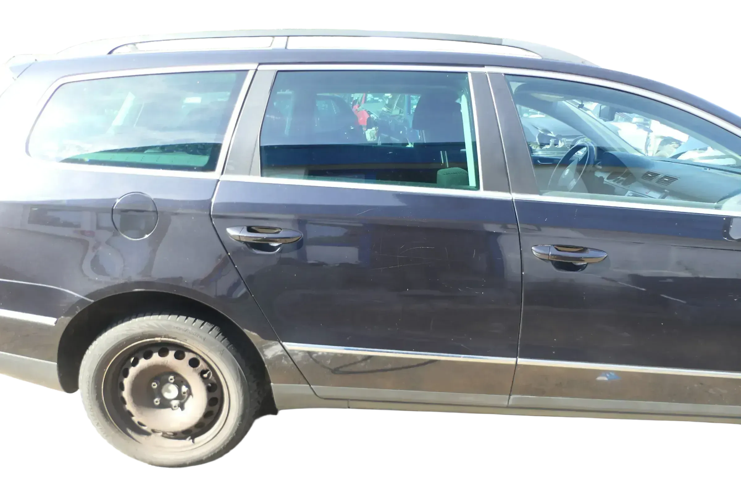 VW Passat 3C Kombi Variant Tür hinten rechts schwarz LC9X - ohneAnbauteile - Bild 1
