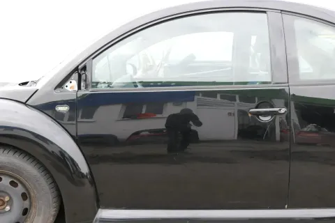 VW New Beetle 1C 9C Tür vorne links Fahrertür schwarz L041 - OHNE Anbauteile