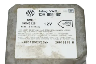 VW Polo 6N2 Lupo Steuergerät Airbag Airbagsteuergerät 1C0909601 D Index 02 - Bild 3