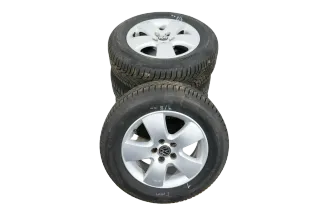 4x Golf 4 Bora Alufelgen Allwetterreifen 195/65 R15 Reifen 1C0601025F 7mm Felgen - Bild 9