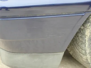 VW Golf 3 1H 1E Cabrio Stoßstange hinten Heckstoßstange blau LC5U Limousine - Bild 9