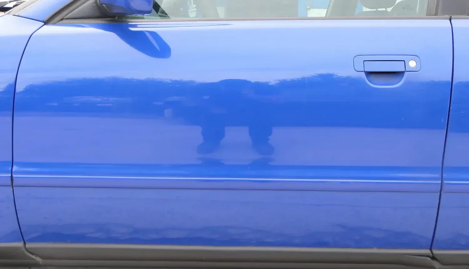 A4 B5 Tür nur Türblatt vorne links Fahrertür blau LZ5M Kombi oder Limo - Bild 1