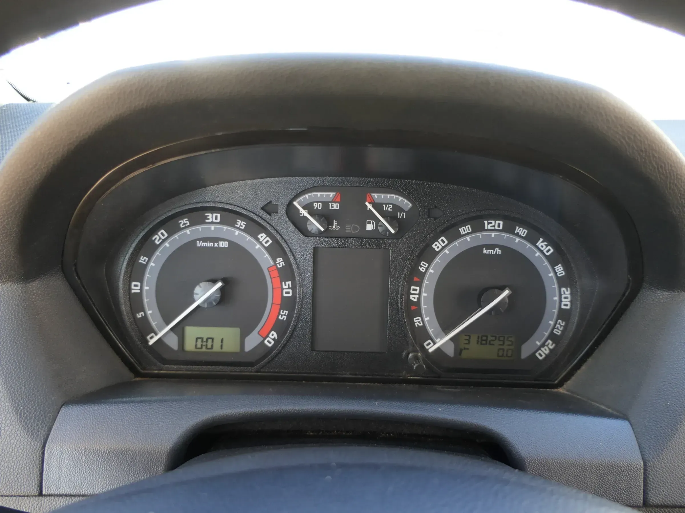 Fabia 6Y Tacho Tachometer Kombiinstrument 6Y0920883D 318.000KM 1,9 TDI ATD AXR A - Bild 1