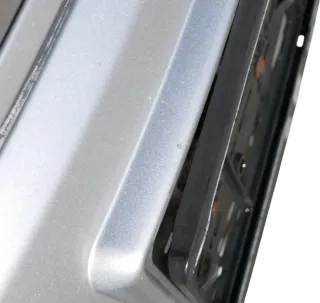 Fabia 6Y Stoßstange Stoßfänger vorne grau LF7T Facelift - Gitter NSW - Bild 7