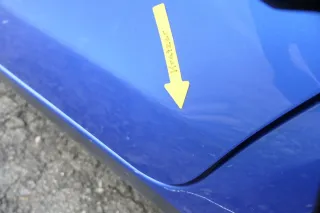 VW Polo 9N 9N3 Tür hinten links 4/5-Türer blau LA5M - Bild 7