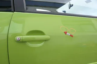 VW Lupo Seat Arosa Tür vorne rechts Beifahrertür grün LR6A (für elektr.Fenst - Bild 5