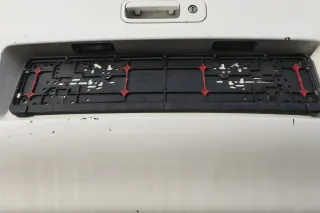 VW Polo 6N2 Stoßstange hinten Heckstoßstange Stoßfänger weiß LB9A - Bild 11