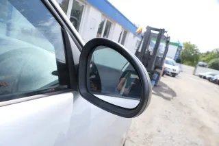 Seat Ibiza 6L elektrischer beheizter Spiegel Außenspiegel rechts schwarz matt - Bild 1