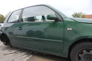 VW Lupo Seat Arosa Tür vorne rechts Beifahrertür grün LA6N (für elektr.Fenst - Bild 1