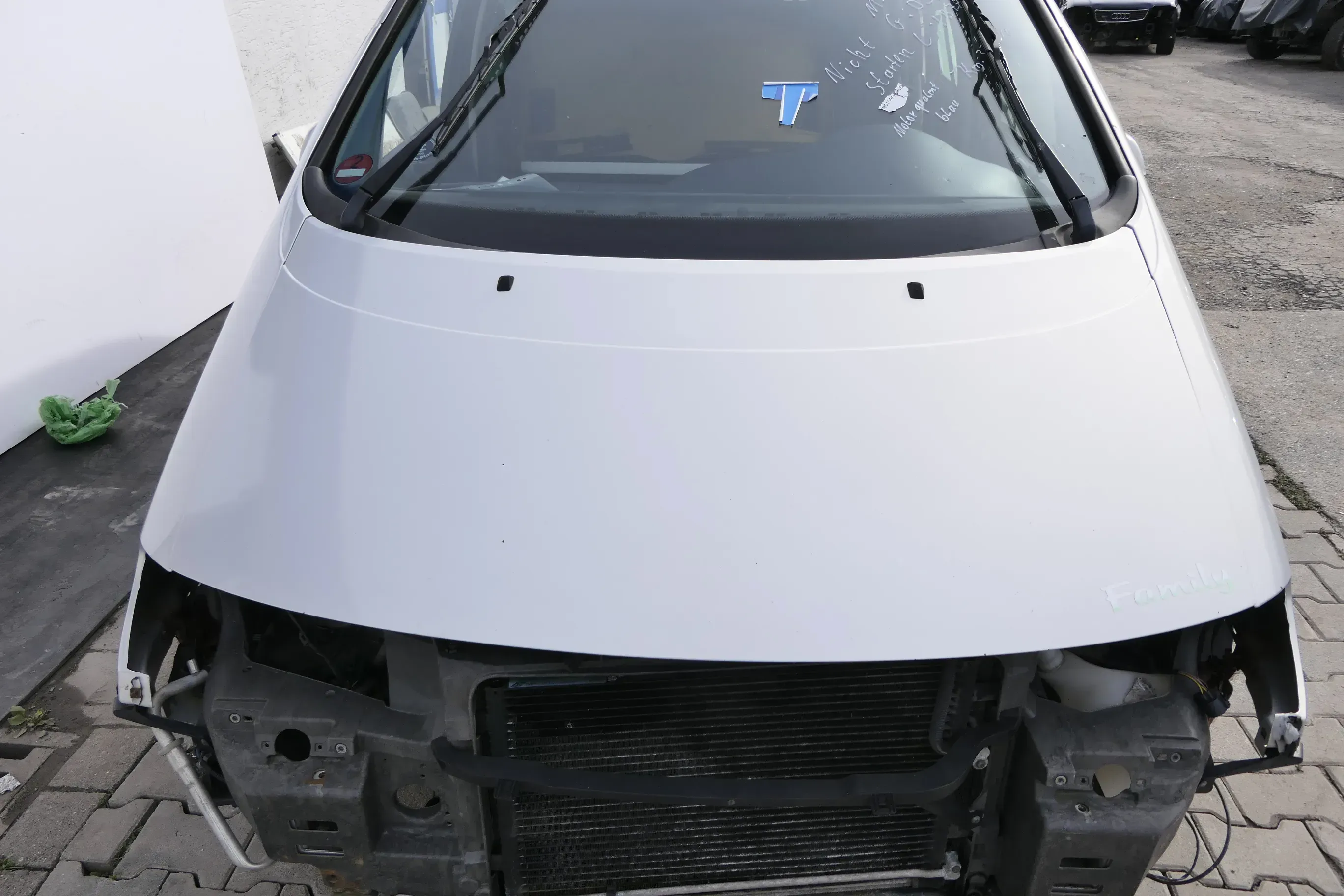 VW Sharan 7M Motorhaube Klappe Haube vorn vorne silber LB7Z satinsilber - Bild 1