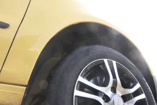 VW Fox 5Z Kotflügel vorne rechts gelb LY1C - Bild 2