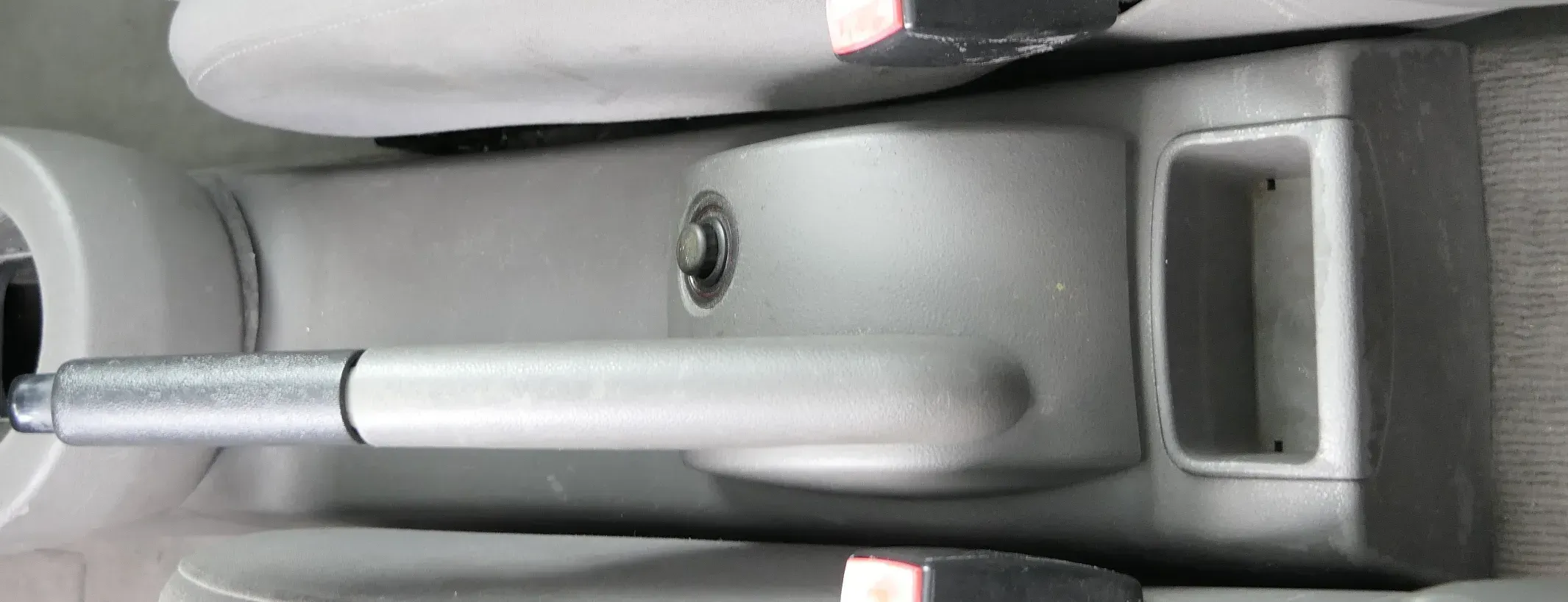 Audi A2 8Z Mitteltunnel hinten Verkleidung um Handbremse Konsole - swing grau - Bild 1