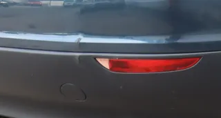 VW Golf 5 Plus 5M1 V Stoßstange hinten Heckstoßstange Stoßfänger grau blau LC5F - Bild 6