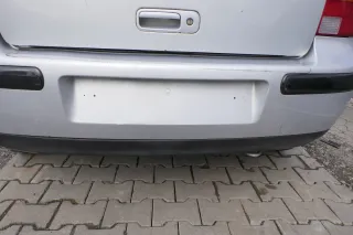 VW Golf 4 Limousine Stoßstange hinten Heckstoßstange Stoßfänger silber LB7Z grau - Bild 10