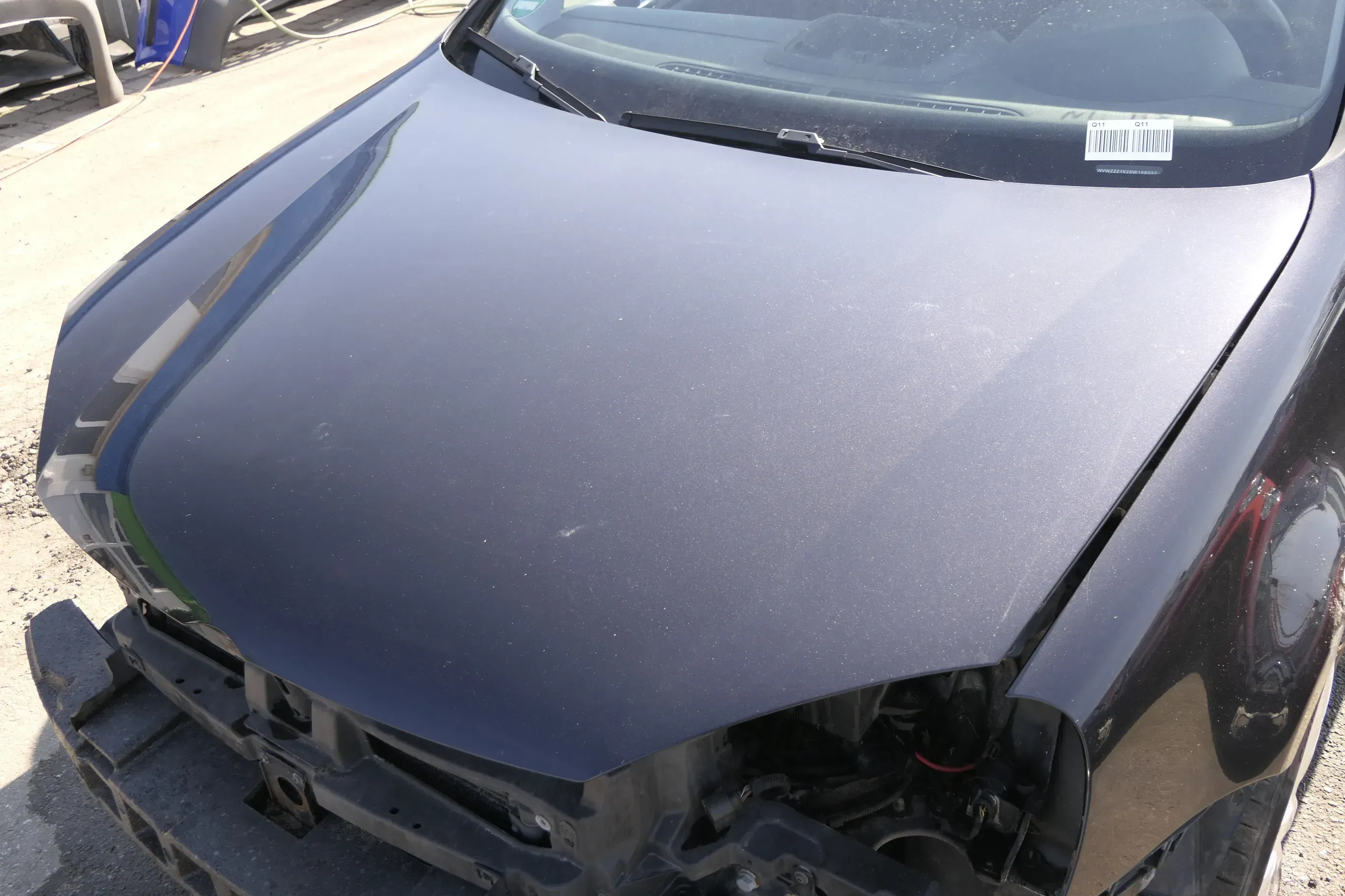 VW Golf 5 V 1K Motorhaube Haube Klappe vorne schwarz LC9Z metallic - BILDER!! - Bild 1