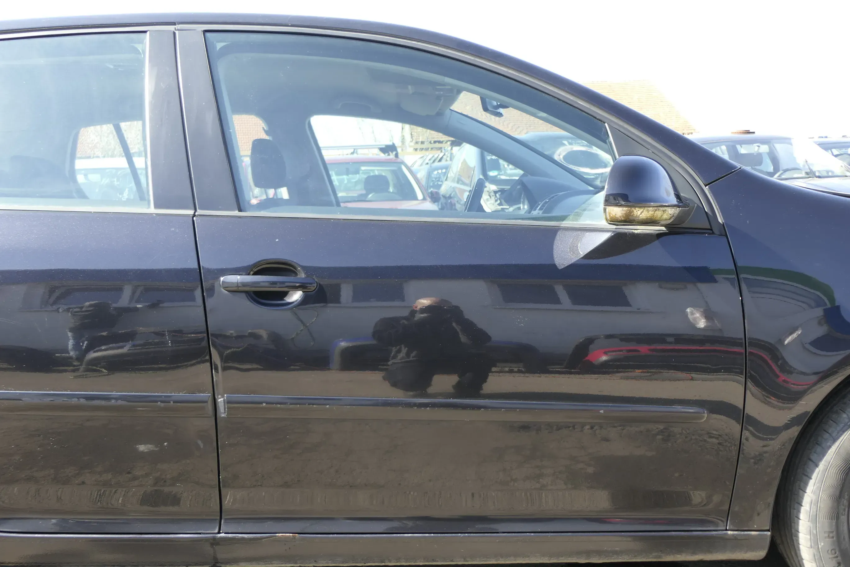 VW Golf 5 1K Tür vorne rechts Beifahrertür schwarz metallic LC9Z 4/5Türer - Bild 1